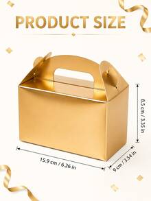10/20/30pcs Multi-Functional Gold Gift Boxes, Party Favor Boxes, Gift Boxes, Birthday Party, Wedding, Non-Food Direct Contact - Gift Box - View 4