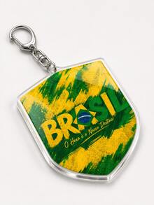 1pc/6style 2026 World Cup Themed Soccer National Team Shield Acrylic Keychain, Argentina, Portugal, Brazil, France, Germany, Spain Fan Exclusive Merchandise, Creative Sports Style Backpack Pendant, Car Rearview Mirror Ornament, Creative Gift For Boyfriend/Brother, Tournament Celebration Souvenir Phone Accessory - Multicolor - View 11
