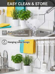 SOKANY 1 Presser, Wavy Stainless Steel Mashed Potato Masher, Kitchen Vegetable And Fruit Mashed Small Tool - View 10