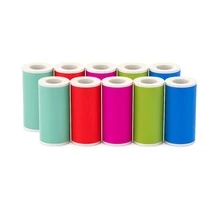 5/10/20Rolls Multicolored 57mm Self-Adhesive Mini Thermal Paper Roll, Inkless Printable Sticker Paper For Photos, Notes, Journaling, Home Office DIY Labeling - View 13