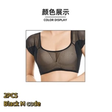 1件/2件式網格胸部背心 (S/M/L/XL)，可水洗腋下吸汗墊，隱形大尺寸透氣吸汗墊，薄款背心，吸汗背心，適用於腋下防汗，可水洗女款/女孩吸汗保護墊，適用於腋下與肩膀，防汗快乾，適合旅行、運動、戶外，夏季身體護理用品，男孩情人節愛心，女款情人節 (用品) - 均碼 - 查看 23