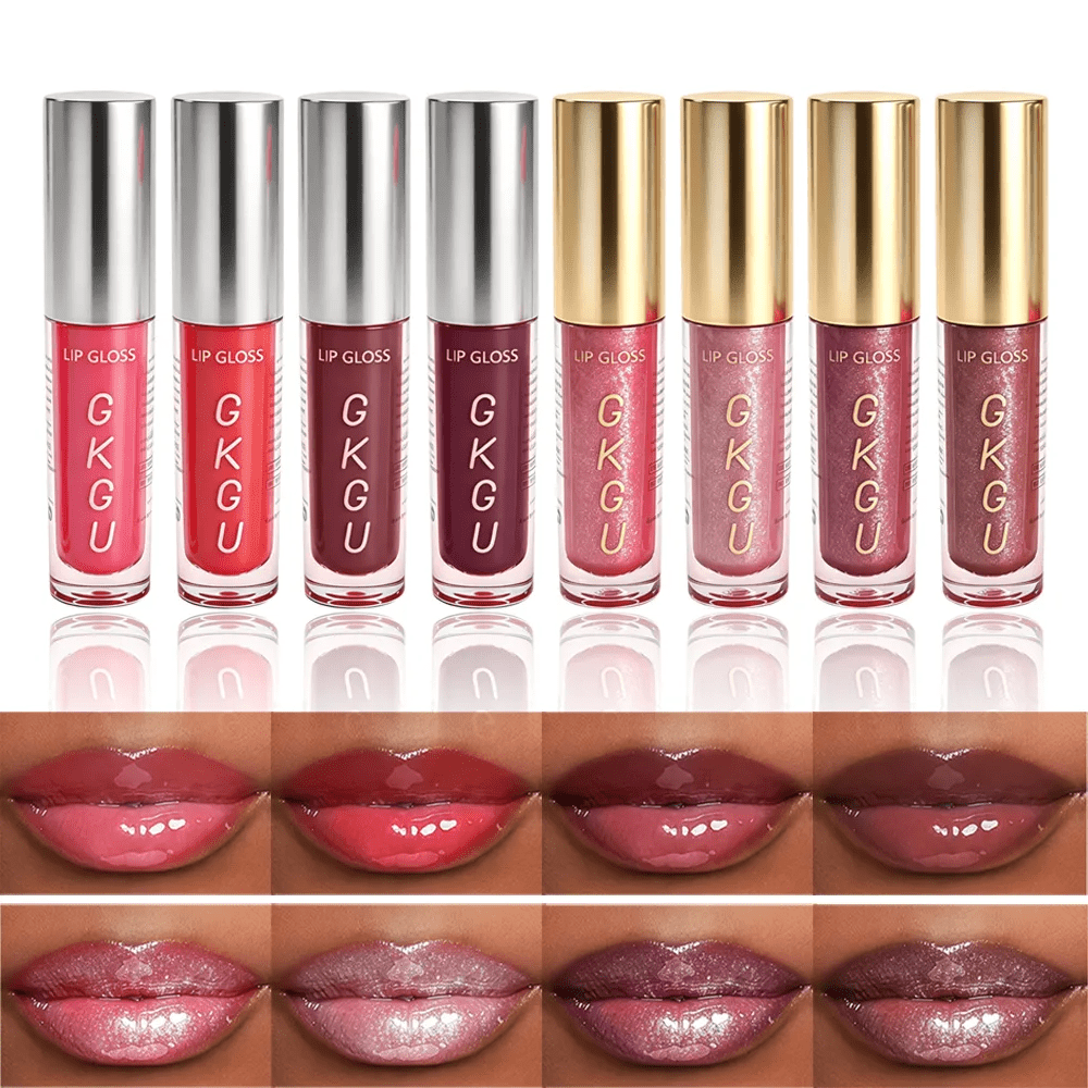 Water-Glow Mirror-Like Lip Gloss, Moisturizing And Hydrating, Water-Resistant And Sweat-Proof, Suitable For Daily Makeup, Suitable As A Gift For Women On Special Occasions