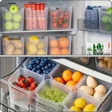6/3pcs Multi-Functional Refrigerator Storage Bins - Fruit & Vegetable Baskets, Snack Storage Boxes, Refrigerator Side Door & Interior Storage, Keep Your Refrigerator Organized And Tidy (Kitchen Storage Essentials) - Clear - View 6
