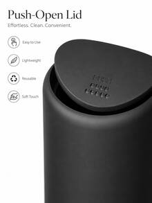 Silicone Car Trash Can, Creative & Fashionable Mini Car Storage Organizer Box, Cute Car Interior Waste Bin - A - View 4