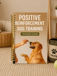 Cuaderno de entrenamiento de perros con refuerzo positivo, cuaderno guía de entrenamiento de perros con refuerzo positivo, libro de registro de entrenamiento de mascotas - A - Ver 1