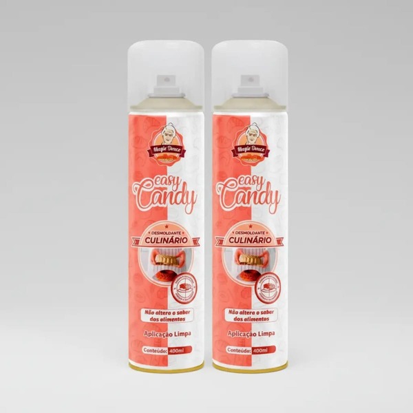 Kit C/2 - Desmoldante Culinário Easy Candy (2x 400ml)