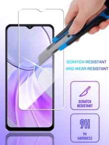 3 buah Pelindung Layar Kaca Tempered, Kompatibel dengan Model Seri VIVO, Perlindungan Cakupan Penuh Skala Asli 1:1, Anti Jatuh dan Tahan Gores, Tahan Minyak dan Sidik Jari yang Kuat, Menjaga Layar Tetap Bersih dan Cerah, Aksesori Ponsel, Hadiah Ulang Tahun - Clear - View 3