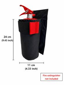 Oxford Cloth Car Fire Extinguisher Storage Bag - Durable Trunk Storage Bag And Seat Back Hook, Suitable For Fire Extinguisher Storage, Car Accessories And Fire Extinguisher Organization - A - View 10