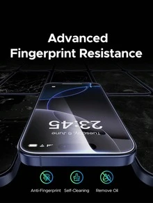 2 Packs Premium HD Clear Tempered Glass Screen Protector, 9H Hardness Anti-Scratch Anti-Fingerprint Oleophobic Coating, Bubble Free Easy Installation Case Friendly Full Coverage Transparent Screen Film, Compatible With IPhone 17 Pro Max/17 Pro/17 Air/17/16 Pro Max/15 Pro Max/14 Pro Max Series, Essential Daily Mobile Phone Protection Accessory For Men Women - Clear - View 6