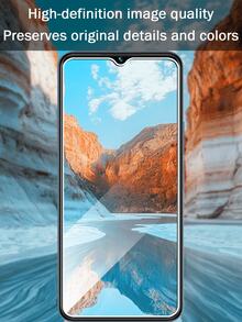 4pcs Tempered Glass Screen Protector, Compatible With VIVO Series Models, 1:1 Original Scale Full Coverage Protection, Anti-Drop And Anti-Scratch, Strong Oil And Fingerprint Resistance, Keeps Screen Clean And Bright, Phone Accessories, Birthday Gift - Clear - View 9