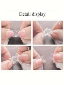 Transparent Self-Adhesive Silicone Bra Straps, Designed For Wedding Photography, Suitable For Strapless Dresses, Invisible Lingerie, Enhances Cleavage, Sexy Bra Strap Design - Multicolor - View 5