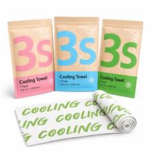 5pcs Cooling Towels For The Neck And Face, Ideal For Sports, Fitness, Running, Hiking, Camping And Travel. These Lightweight, Breathable And Reusable Towels Provide Rapid Cooling In Summer. - 5pcs - View 1
