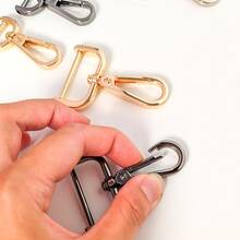 2/4 Pcs Detachable Snap Buckle, Rotating Buckle, Dog Clip Metal Screw Hook Clasp For Bag Shoulder Strap, Backpack Strap Fixing Buckle, 4-6cm Detachable Shoulder Strap Buckle, Bag Ring, Backpack Strap Fixing Buckle, Hardware Lock Clasp Accessories - Multicolor - View 5