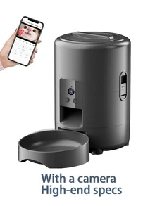 1 pieza Alimentador automático para mascotas de 2L/67.64oz, dispensador de comida para gatos/perros programable con WiFi inteligente, diseño ovalado, controlado por aplicación, alimentado por USB, adecuado para alimentación programada de mascotas - 2L - Ver 12
