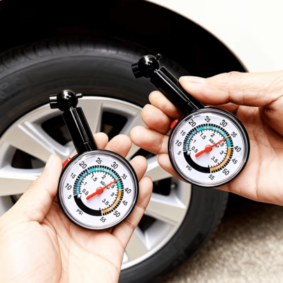 2 cái đồng hồ đo áp suất lốp độ chính xác cao, thiết kế không dùng pin, thang đo kép (PSI & Bar) đo chính xác, không cần pin, thiết kế cho sửa chữa - phù hợp cho xe máy, xe đạp, xe tải: công cụ bơm chính xác, bảo dưỡng xe, vận hành thủ công, hiệu suất tin cậy, nhỏ gọn và di động, bền bỉ, quà tặng tuyệt vời cho Giáng sinh và sinh nhật, công cụ sửa xe, thiết kế di động