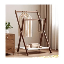 Oaoleer 1pc Bedside Coat Rack Floor-Standing Clothes Hanger Nordic Clothes Rack For Home Storage Bedroom Secondary Drying Rack Bedside For Placing Clothes At Night - View 4