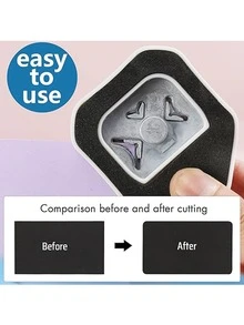 手動圓角打孔器 重型裁紙刀 DIY 紙張裁切器，適用 R4/R7/R10mm 模具，適合手帳與剪貼簿用品，適用於 DIY 名片列印、剪貼簿、手帳、名片 - 彩色 - 查看 5