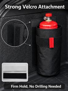 Oxford Cloth Car Fire Extinguisher Storage Bag - Durable Trunk Storage Bag And Seat Back Hook, Suitable For Fire Extinguisher Storage, Car Accessories And Fire Extinguisher Organization - A - View 7