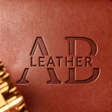 Custom Brass Leather Stamp, Leather Branding Iron, Custom Leather Embossing Tool, Cold Press Handle Leather Stamp, Gift For Leather Men - one-size - View 5