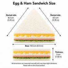 PU Sandwich Display Model, Suitable For Coffee Shop Meal Set Plating, Bakery Window Display And Outdoor Camping Photography Props, Durable And Long-Lasting, Helps Reduce Food Waste, 5 Styles Available - Sandwich Ornament - View 9