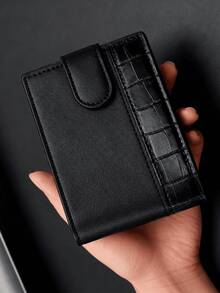 Fashionable Men's Wallet In Faux Leather - Retro Style, With Multiple Card Slots, Coin Purse And Bank Card Slots, Ideal Gift - Brown - View 8