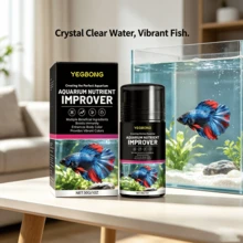 水族營養增強劑 30G，混濁水澄清劑，鬥魚顯色增強補充劑，提升魚類免疫力，家用觀賞魚水質調節劑 - 查看 8