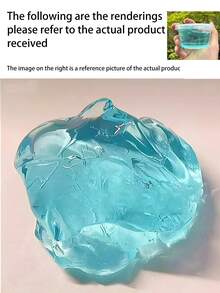 Transparent Slime Glitter Gel For Kids, Large Box Crystal Mud, Girls Slime Squeeze Toy, Thick Non-Sticky Crystal Mud, Soft Squeezable Toys - Multicolor - View 13