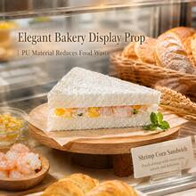 PU Sandwich Display Model, Suitable For Coffee Shop Meal Set Plating, Bakery Window Display And Outdoor Camping Photography Props, Durable And Long-Lasting, Helps Reduce Food Waste, 5 Styles Available - Sandwich Ornament - View 2