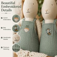 INS Nordic Home Nordic Style Cute Rabbit Companion Plush Doll 65cm Baby Companion Doll Handmade Embroidered Rabbit Plush Doll Children's Room Decor Home Soft Furnishing Christmas Easter Rabbit Gift Choice - Multicolor - View 2