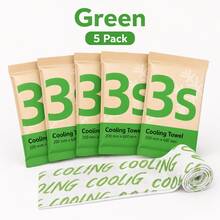 5pcs Cooling Towels For The Neck And Face, Ideal For Sports, Fitness, Running, Hiking, Camping And Travel. These Lightweight, Breathable And Reusable Towels Provide Rapid Cooling In Summer. - 5pcs - View 10