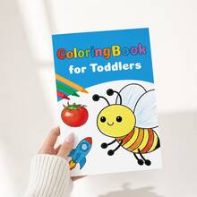 1 Set ABC English Alphabet Word Coloring Book Set (54 Pages) Toddler Educational Tracing Practice Book For Simple Learning And Coloring, Enhances Children's Hands-On Ability, Suitable For 3-5 Years Old, Kindergarten Back To School Gift, Children's Back To School Season Birthday Gift Book, Also Can Be Used As Christmas Gift - Multicolor - View 7