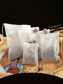 Non-Woven Fabric Disposable Tea Bags With String And Heat-Sealed Opening, Perfect For Filtering Spices And Tea - Multicolor - View 11