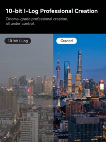Insta360 [Peluncuran Produk Baru] Kamera Gimbal Lensa Ganda Unggulan  Luna Ultra 8K: Kamera AI Triple-Core 1 inci untuk Fotografi Malam Hari, Vlog, dan Perjalanan yang Unggul - Paket Standar (Paket Resmi) - View 7