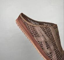 Onitsuka Tiger MEXIC066 SABOT Mesh Breathable  Casual Headbag Slippers, Men And Women, Dark Brown - Brown - View 4