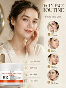 GMLY Lactobionic Acid Pore Shrinking Cream, Hydrating Moisturizing Pore Cleansing Skincare Beauty Cream - 1pc - View 2
