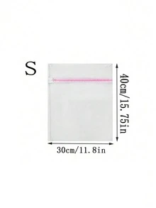 Set Of 3 (Large, Medium, Small) Exquisite Laundry Bags, Small Mesh Laundry Bag With Reinforced Zipper And Hanging Loop, Suitable For Travel, Storage, College Dorm, Apartment Residents, Machine Washable For Trousers, Shoes, Jeans, Boots, Skirts, Spring, Minimalist, Summer Tops. - Multicolor - View 10