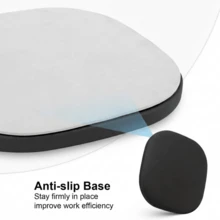 Nail Artist Elbow Support Pad, Memory Foam Non-Slip Elbow Rest Pillow, Comfortable Support Nail Hand Rest Pad, Suitable For Nail Salon Professionals And Home Use, Premium PU Material - Black - View 3