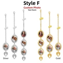 2026 Customized Personalized Photo Bouquet Pendant, Engraved Angel Wings Memorial Gift, Suitable For Wedding Bride And Graduation Keepsake - Graduation Pendant - View 6