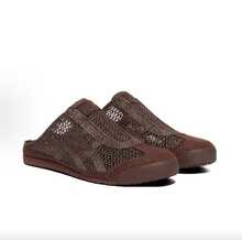 Onitsuka Tiger MEXIC066 SABOT Mesh Breathable  Casual Headbag Slippers, Men And Women, Dark Brown - Brown - View 1