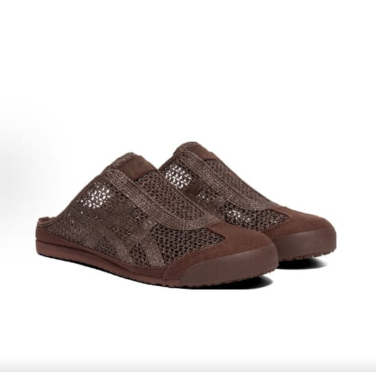 Onitsuka Tiger MEXIC066 SABOT Mesh Breathable  Casual Headbag Slippers, Men And Women, Dark Brown - Brown - View 1