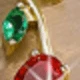 Oro, rojo y verde