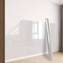 Película autoadhesiva transparente, película de protección de pared impermeable y resistente al aceite para cocina y baño, pegatina DIY fácil de instalar, resistente a salpicaduras y al calor, pegatina de pared para baño - Adhesivo transparente a prueba de aceite - Ver 5