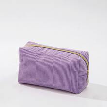 1pc Large Square Storage Bag, Flat Toiletry Bag (Makeup Storage Bag), Travel Makeup And Toiletry Bag Holiday Gift, Travel Essentials Stationery Organizer, Desktop Organizer, Essential School Supplies, Back To School Must-Haves - View 9
