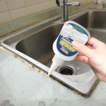 jakehoe Household Stain Cleaning Gel, Mold Remover Gel, Mold Remover, Used For - Mold And Stains On Washing Machine Silicone Seals, Refrigerator, Washing Machine Seals, Refrigerator Seals, Refrigerator, Sink, Toilet, Wall Corners, Tiles, Easily Remove Stains And Mold Spots, Save Your Time And Effort, Gift For Family And Friends - Multicolor - View 3