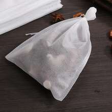 Non-Woven Fabric Disposable Tea Bags With String And Heat-Sealed Opening, Perfect For Filtering Spices And Tea - Multicolor - View 4