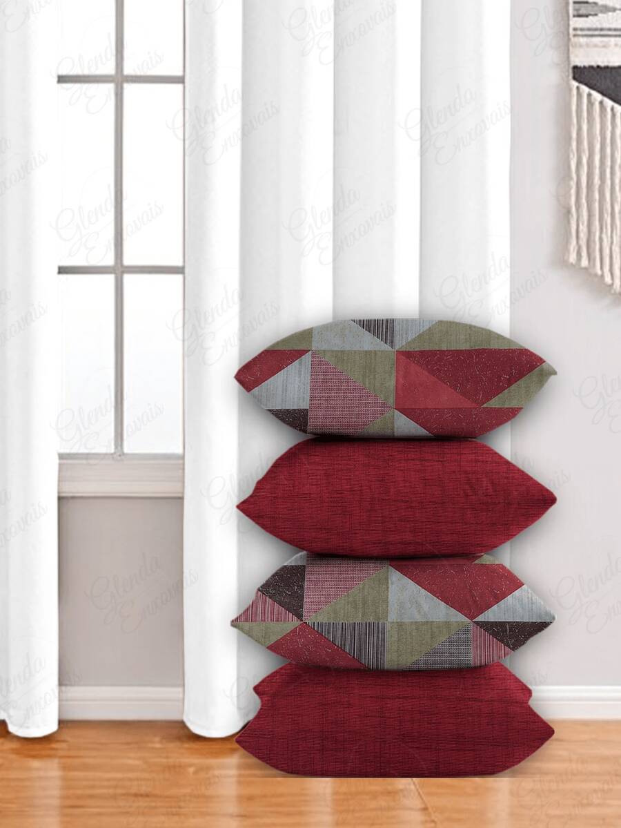 4 Cushion Covers, Various Combinations, 45x45 Cm - AL - 三角蛭石 - 查看 1