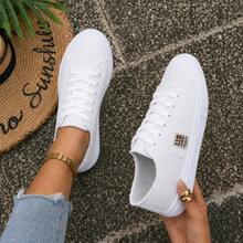 2026 S/S Women's Outdoor Canvas Sneakers, Frayed Edge Low-Top Lace-Up Walking Shoes With Breathable Fabric Upper, Non-Slip Comfort Sole For Campus, Commute, Travel, Camping, Trail Walks, Shopping, Mother's Day Gift And Daily Summer Wear US Streetwear - White - View 11