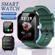 1.83 Inch Smart Watch For Men And Women, 1pc, Can Answer Calls, Receive Messages, Time, Alarm, Pedometer, Multiple Sports Modes, Compatible With Android And IOS, Suitable For School, Sports, Party, Birthday, First Choice Gift - Multicolor - View 2