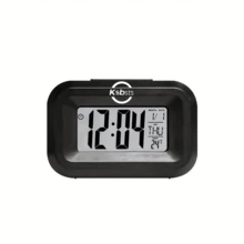 Multifunctional DIY Digital Alarm Clock With Night Light, Calendar, Day Of Week Display And Temperature Display, Snooze Function - Comes With 1 Random Sticker For DIY Clock Decoration, Compact Design Suitable For Bedroom, Desk, Travel And Camping - Multicolor + Random Small Flowers - View 19