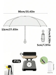 小型折疊傘，迷你防水便攜旅行傘，便攜晴雨兩用傘，防風遮陽，99% UV 防護，防曬防雨，旅行必備用品，旅行配件 - 多款 - 查看 11